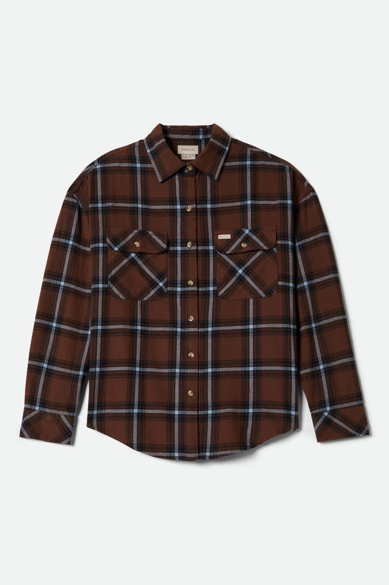 Bowery Vintage Overshirt - Pinecone Brown/Black/Borrowed Blue