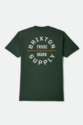 Oath Short Sleeve Standard T-Shirt - Forest Green/Off White/Rust