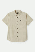 Charter Print S/S Shirt - Off White/Micro Floral