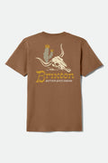 Barren Short Sleeve Standard T-Shirt - Brown Sugar