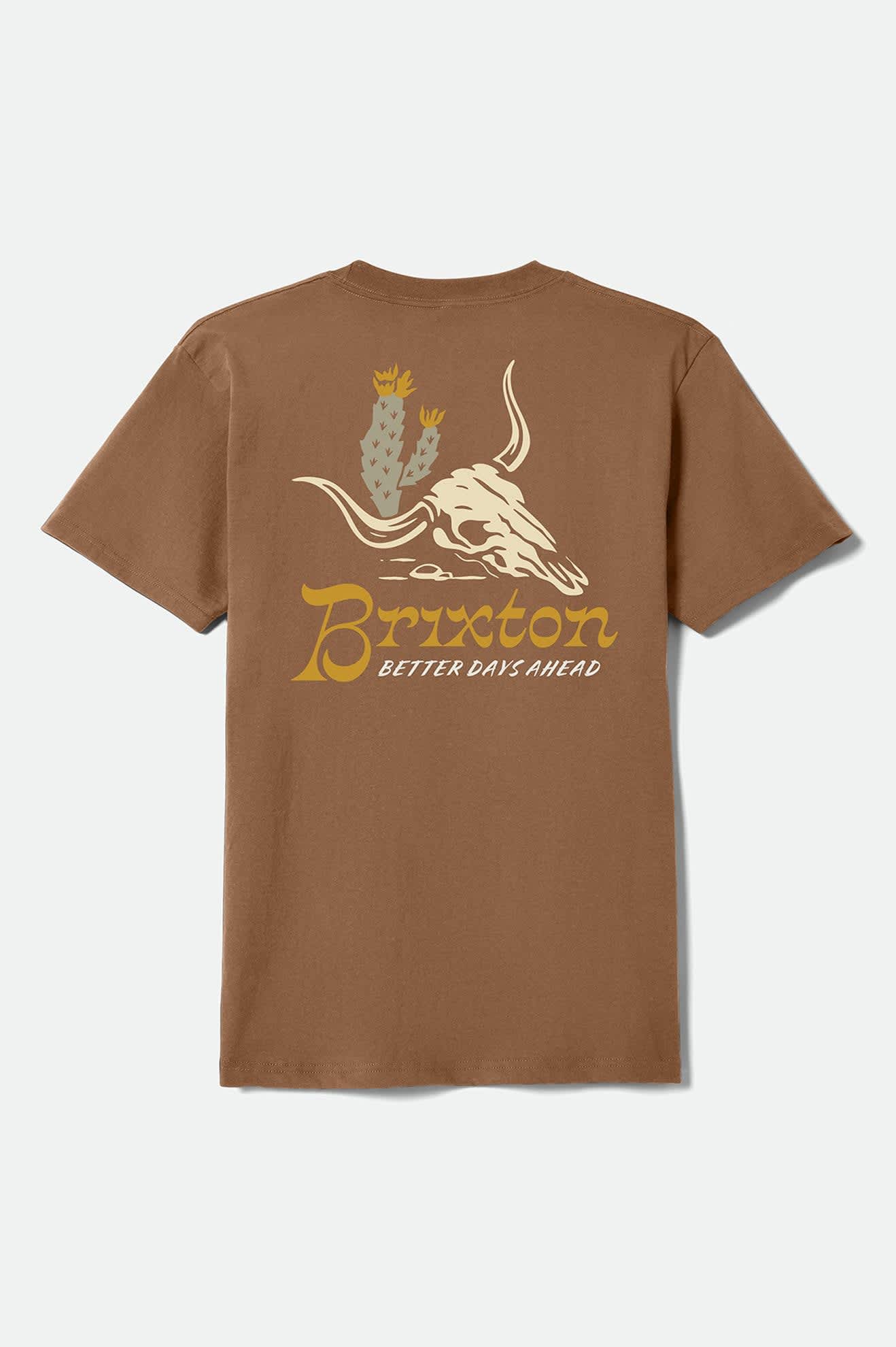 Barren Short Sleeve Standard T-Shirt - Brown Sugar
