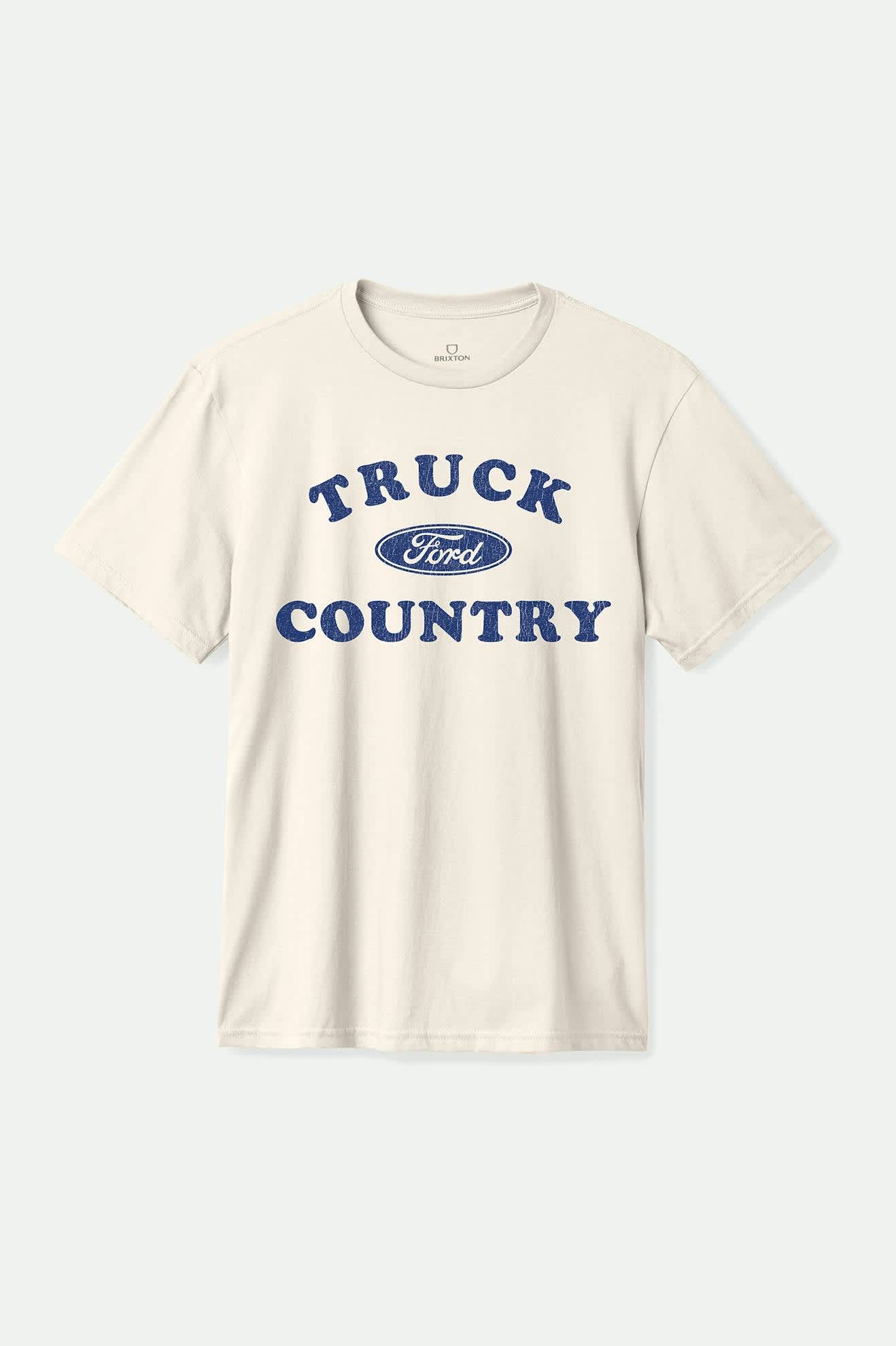 Ford Truck Country S/S Standard T-Shirt - Wimbledon White