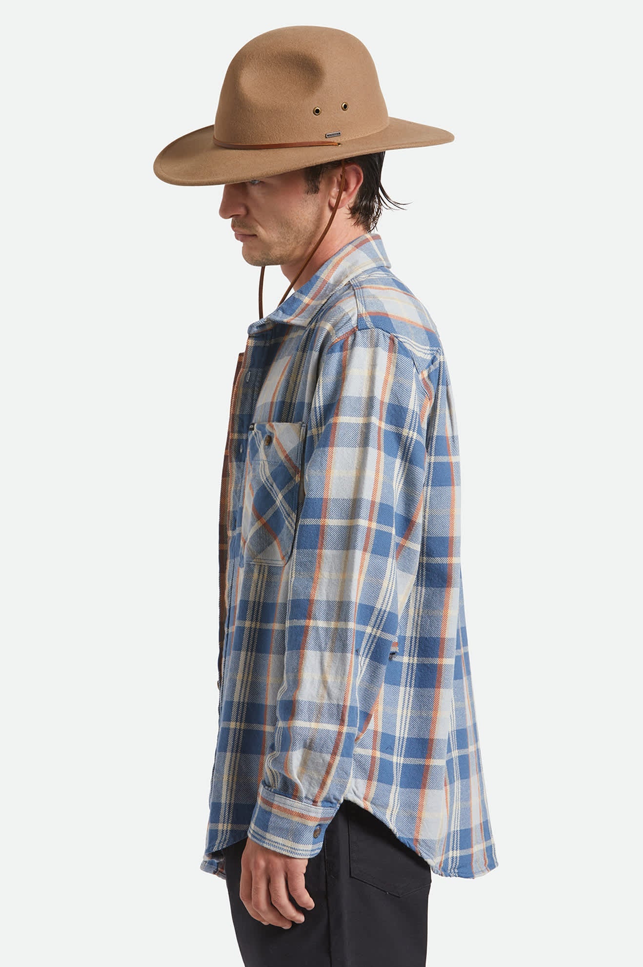 Cedar Packable WTHR GUARD™ Fedora - Khaki