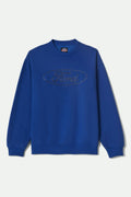 Ford Number One Relaxed Fleece Crew - Ford Blue