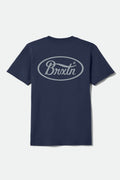 Parsons Short Sleeve Standard T-Shirt - New Navy/Med Grey