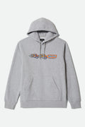 Flames Hoodie - Gunmetal Heather