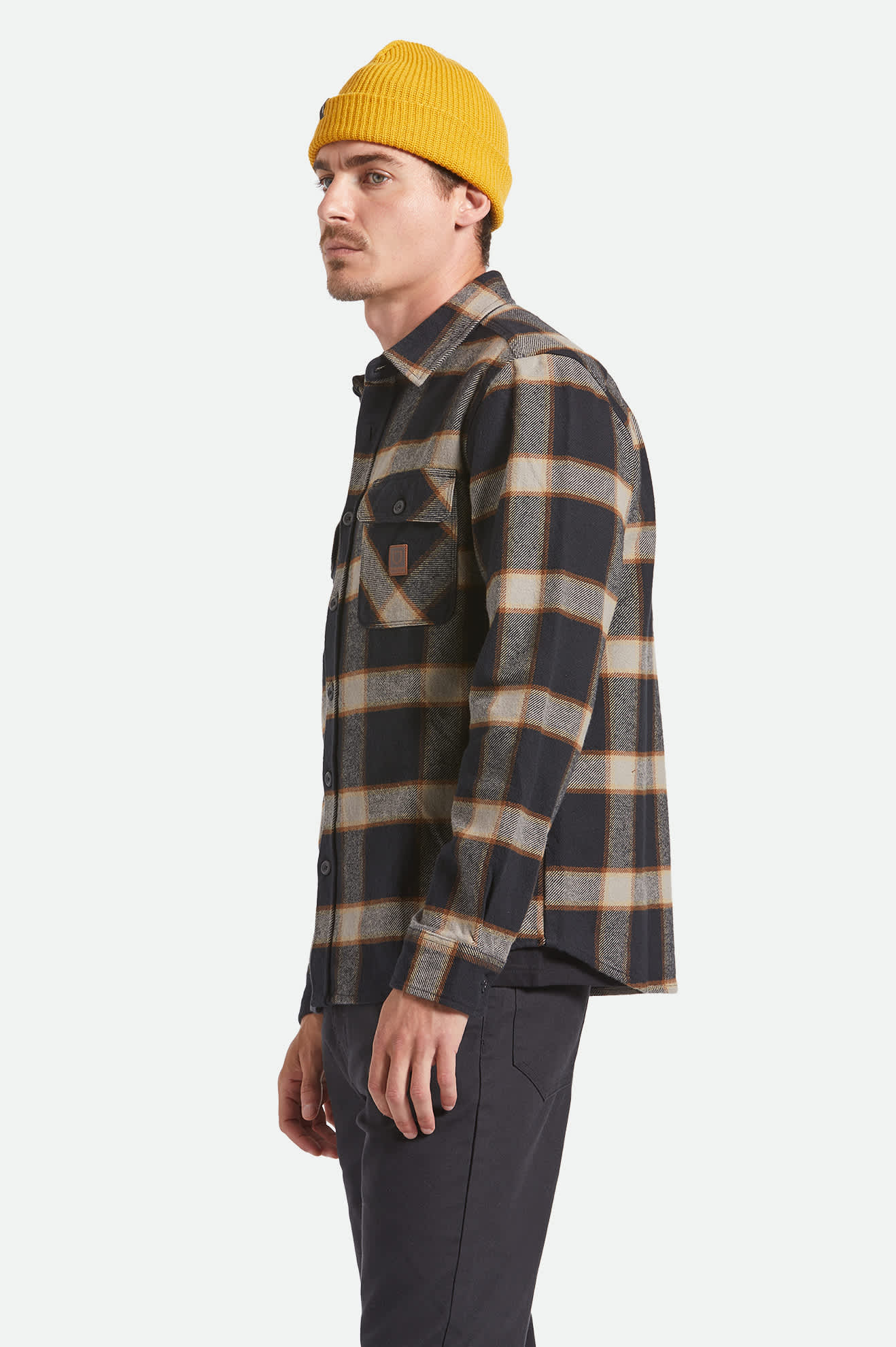 Bowery Heavyweight Flannel - Black/Cream