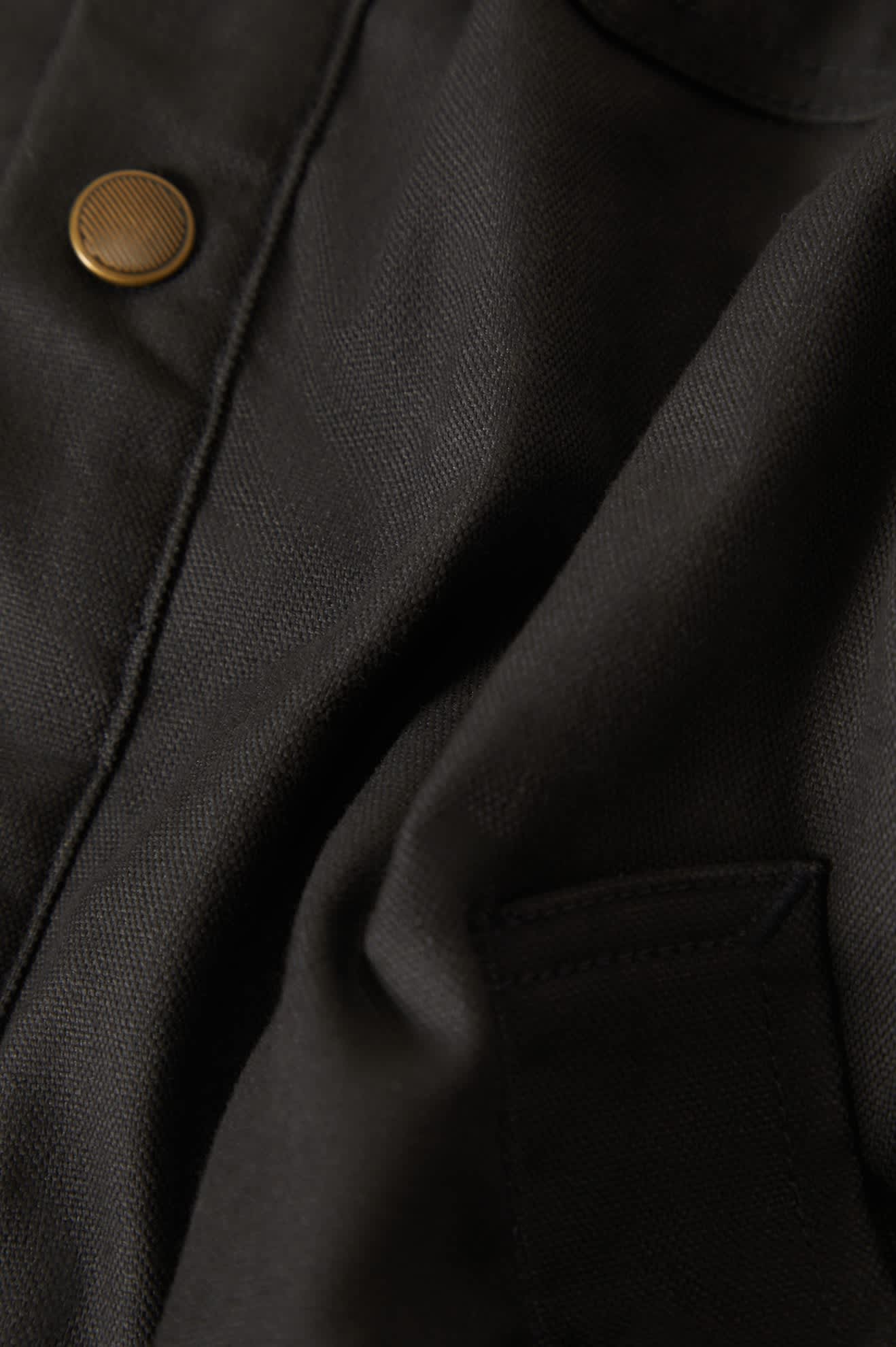 Builders Stretch L/S Overshirt - Washed Black