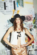 Magnolia Tie Top - Off White