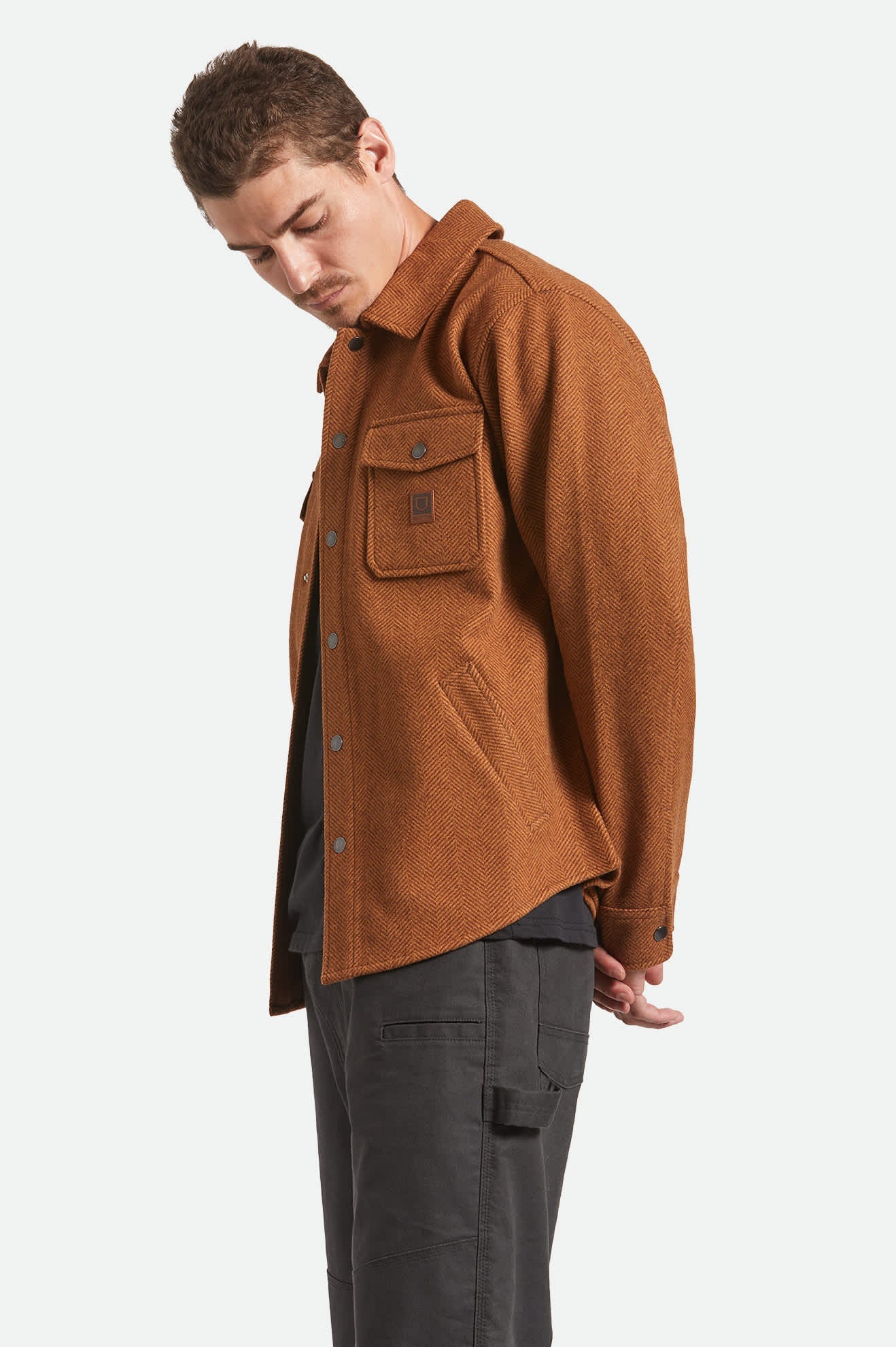 Durham Brushed Menswear Jacket - Brushed Pinecone