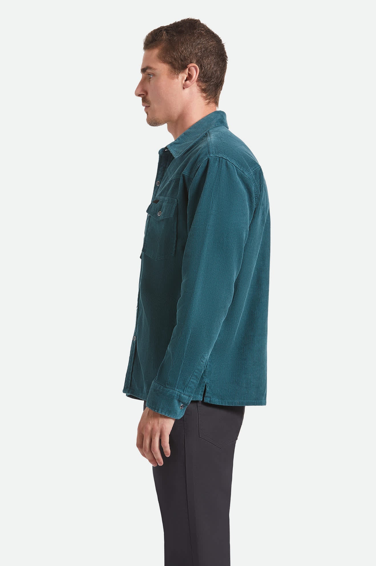 New West Relaxed Overshirt - Night Sage Corduroy