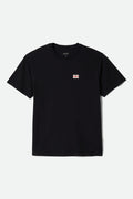 Highmont S/S Standard T-Shirt - Black Worn Wash