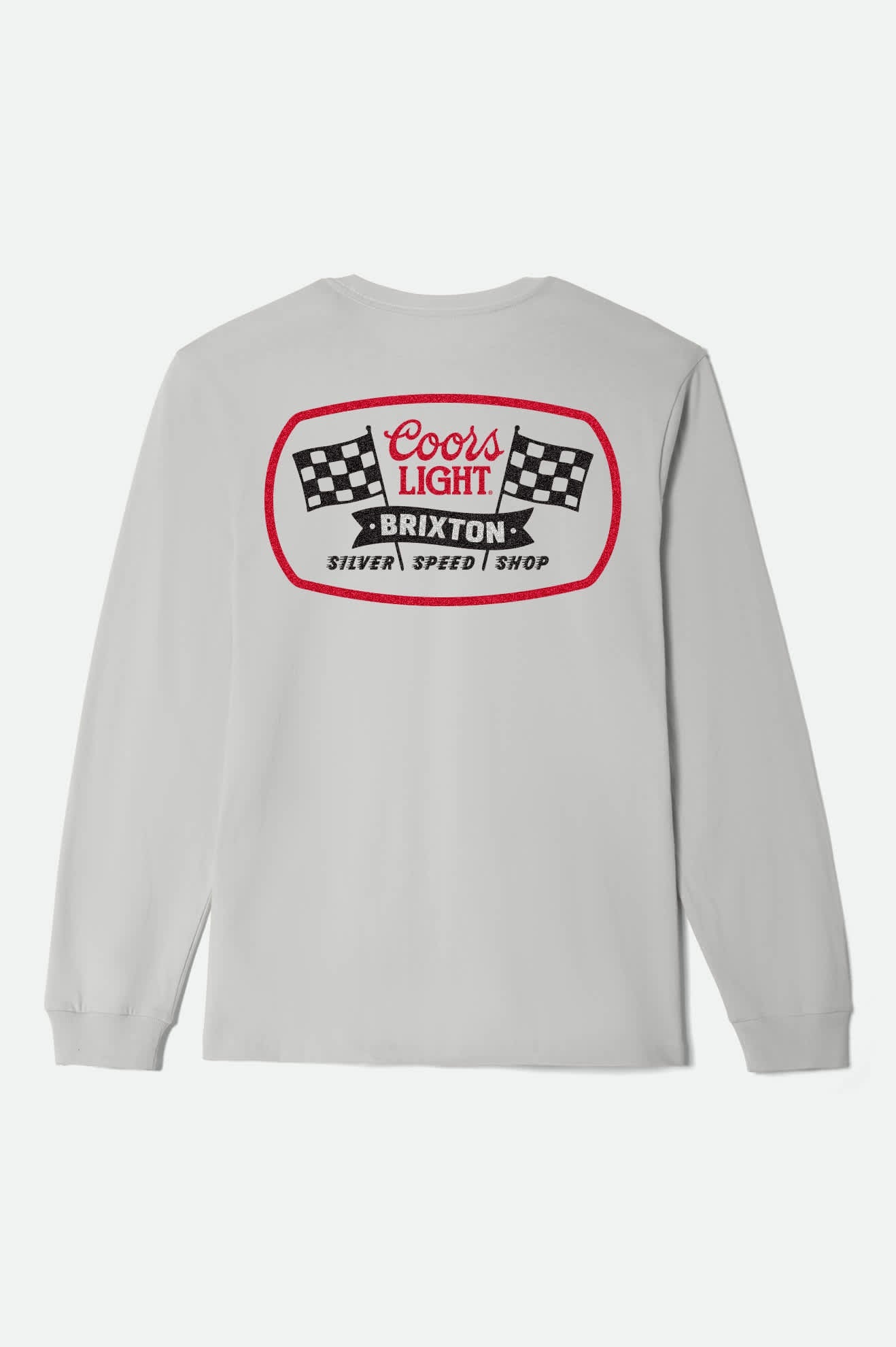 Coors Light Pit Stop L/S Standard T-Shirt - Silver