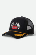 Podium Netplus Trucker Hat - Black/Black