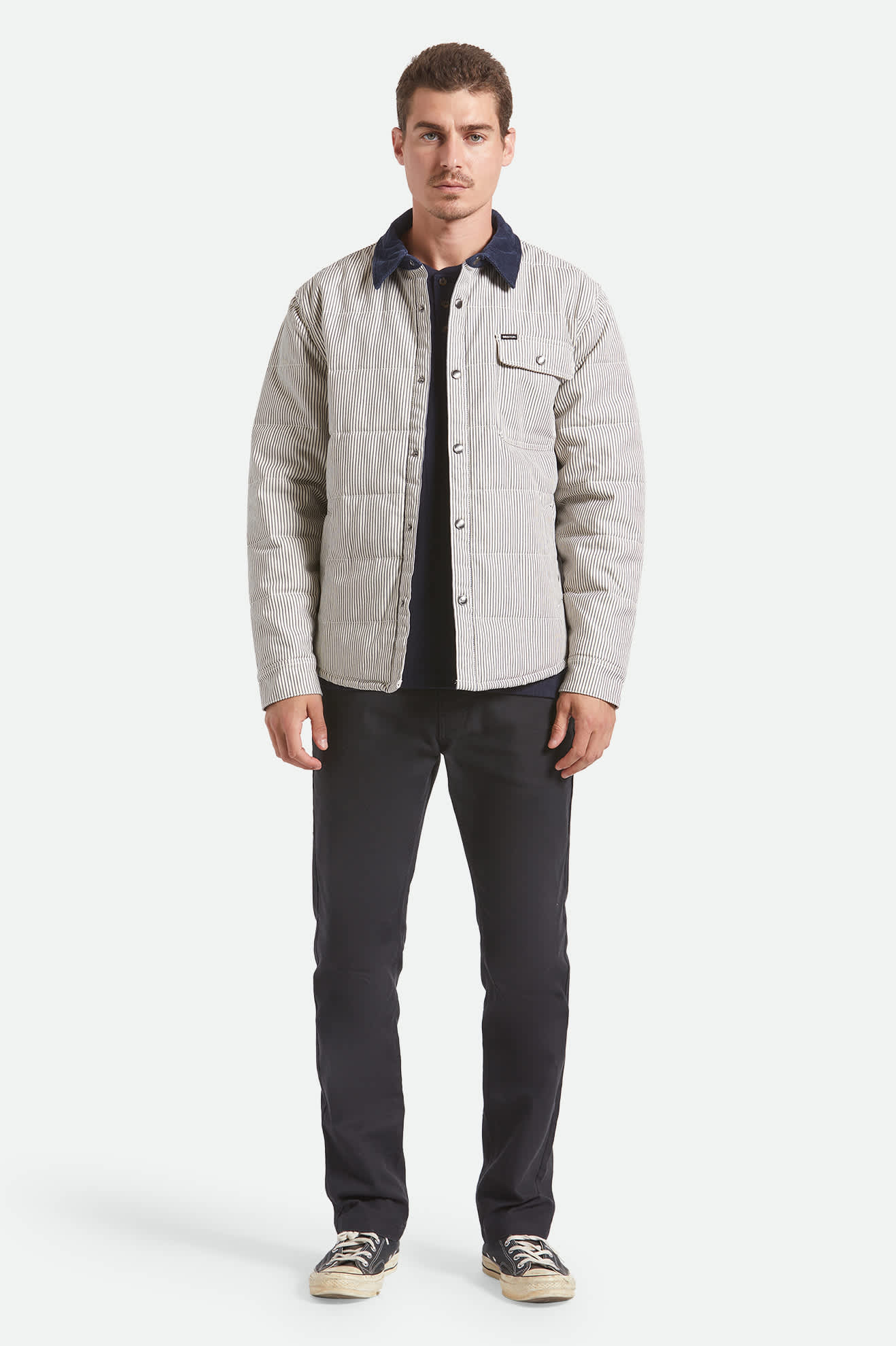 Cass Jacket - Whitecap/Mood Indigo Hickory S