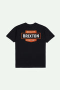 Osborn S/S Standard T-Shirt - Black Worn Wash