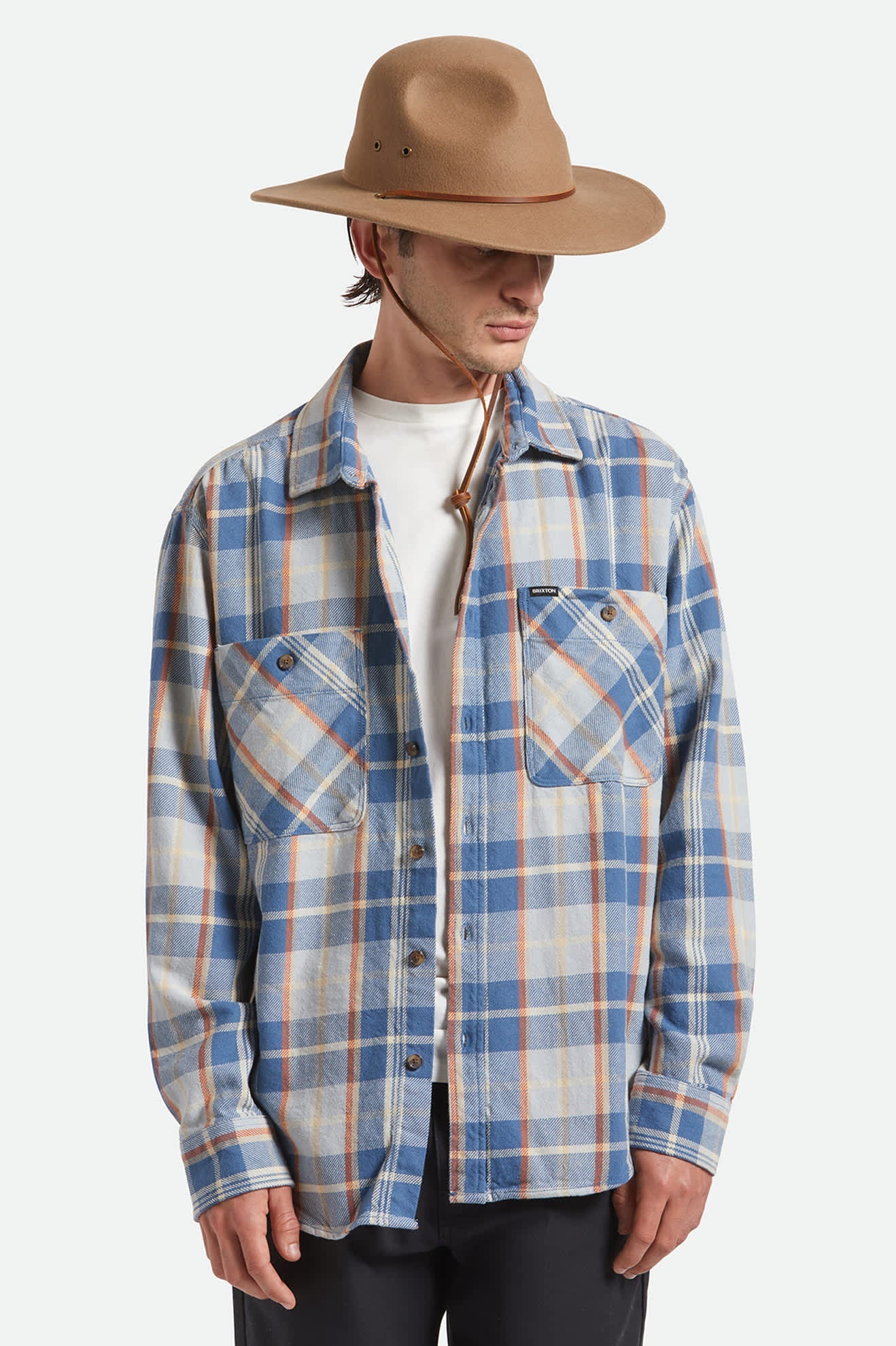 Cedar Packable WTHR GUARD™ Fedora - Khaki