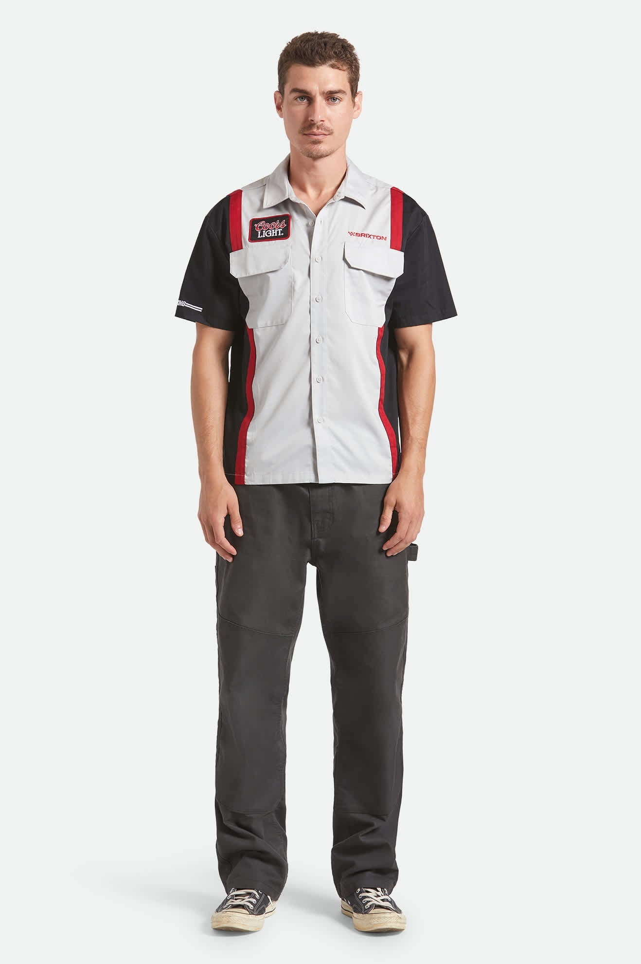 Coors Light Shake Down S/S Shirt - Silver/Black