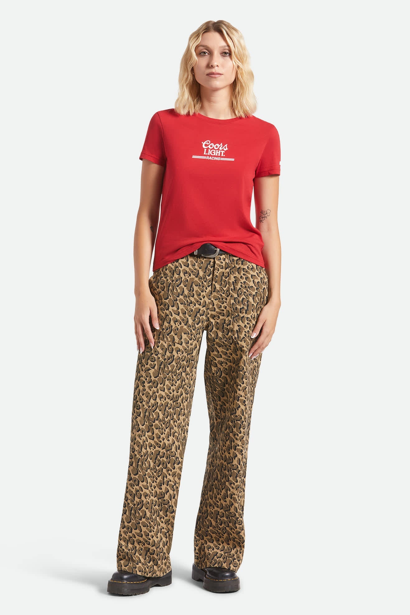 Coors Light Racing Fitted T-Shirt - Coors Red