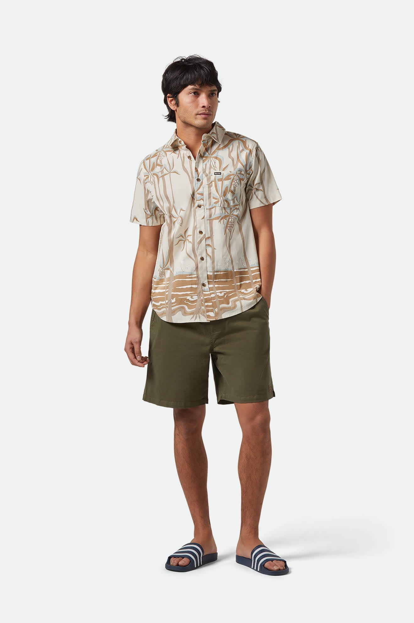 Charter Print S/S Shirt - Whitecap Scenic Trip