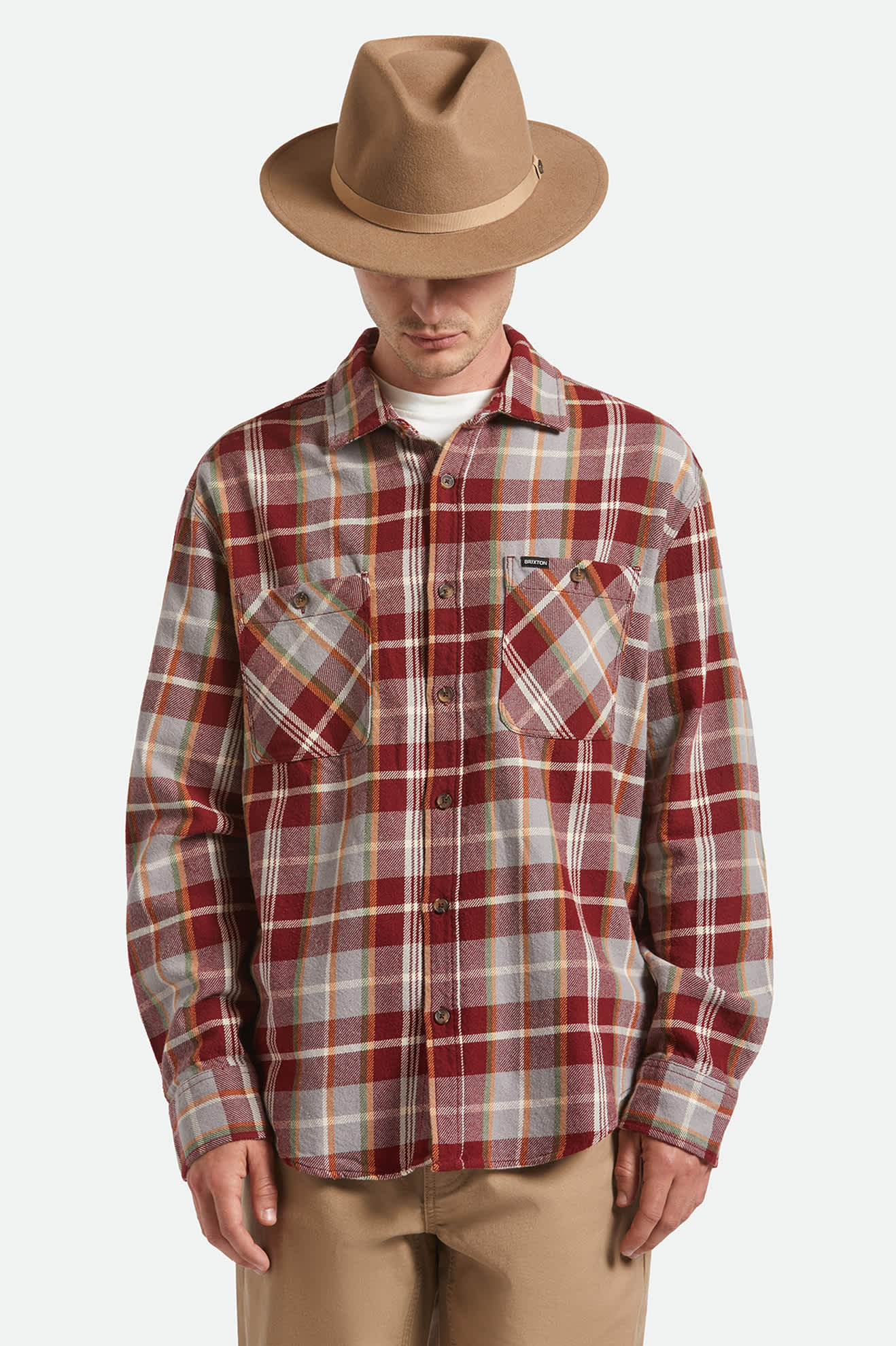 Messer Packable Fedora - Khaki/Khaki