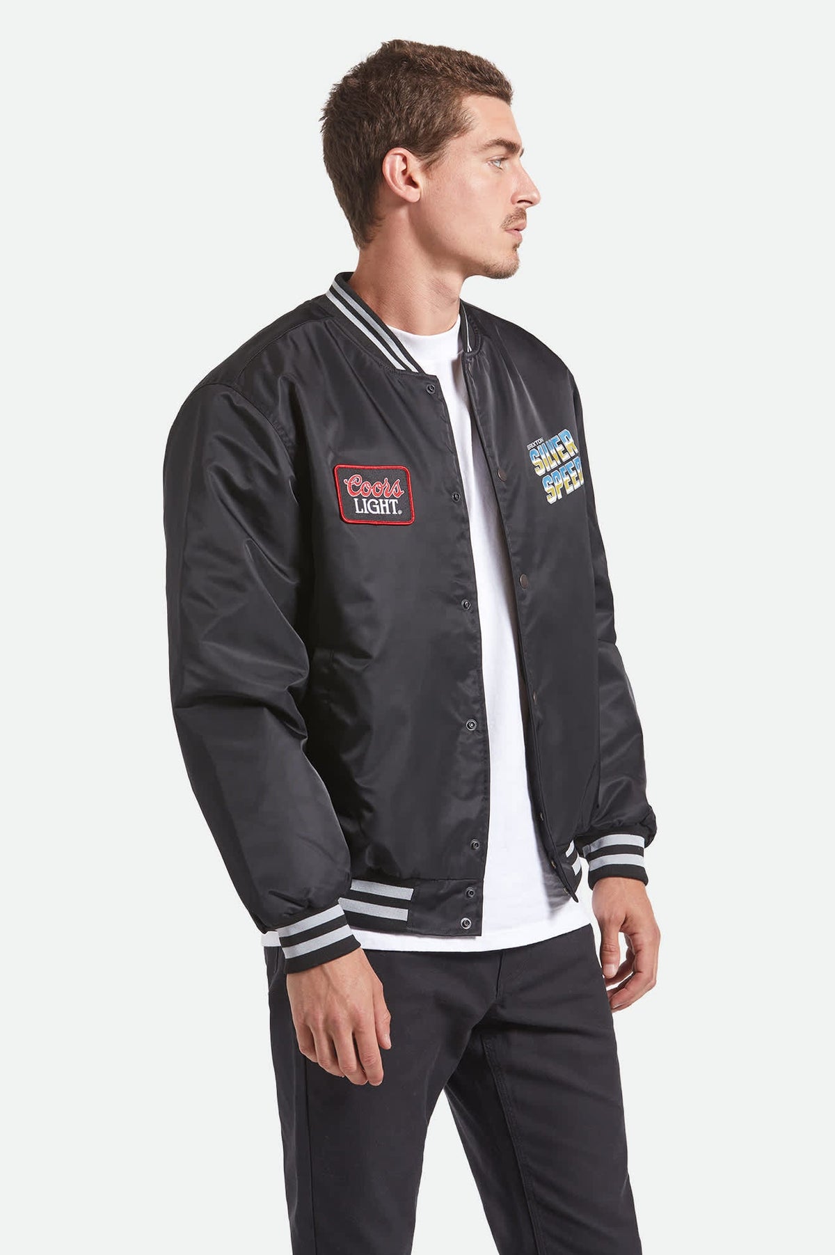 Coors Light Silver Speed Shop Jacket - Black/Silver