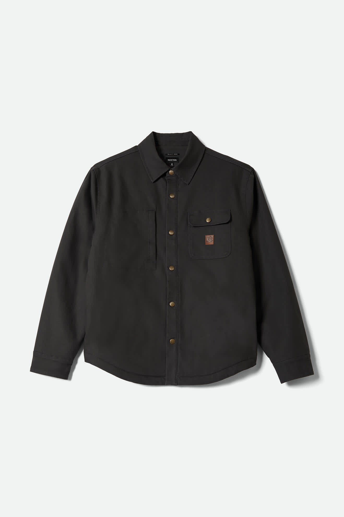 Builders Stretch L/S Overshirt - Washed Black