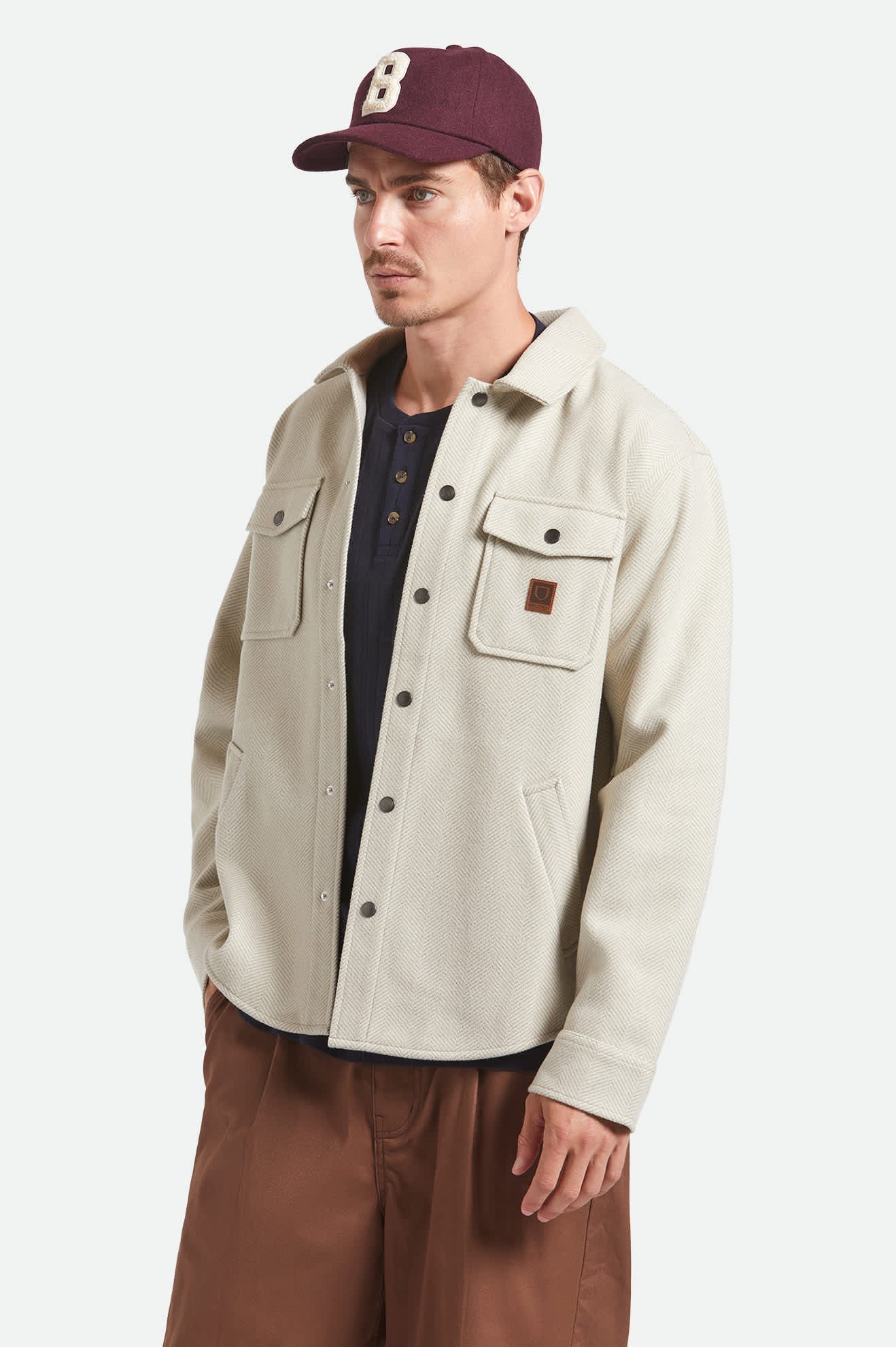 Durham Brushed Menswear Jacket - Brushed Elm