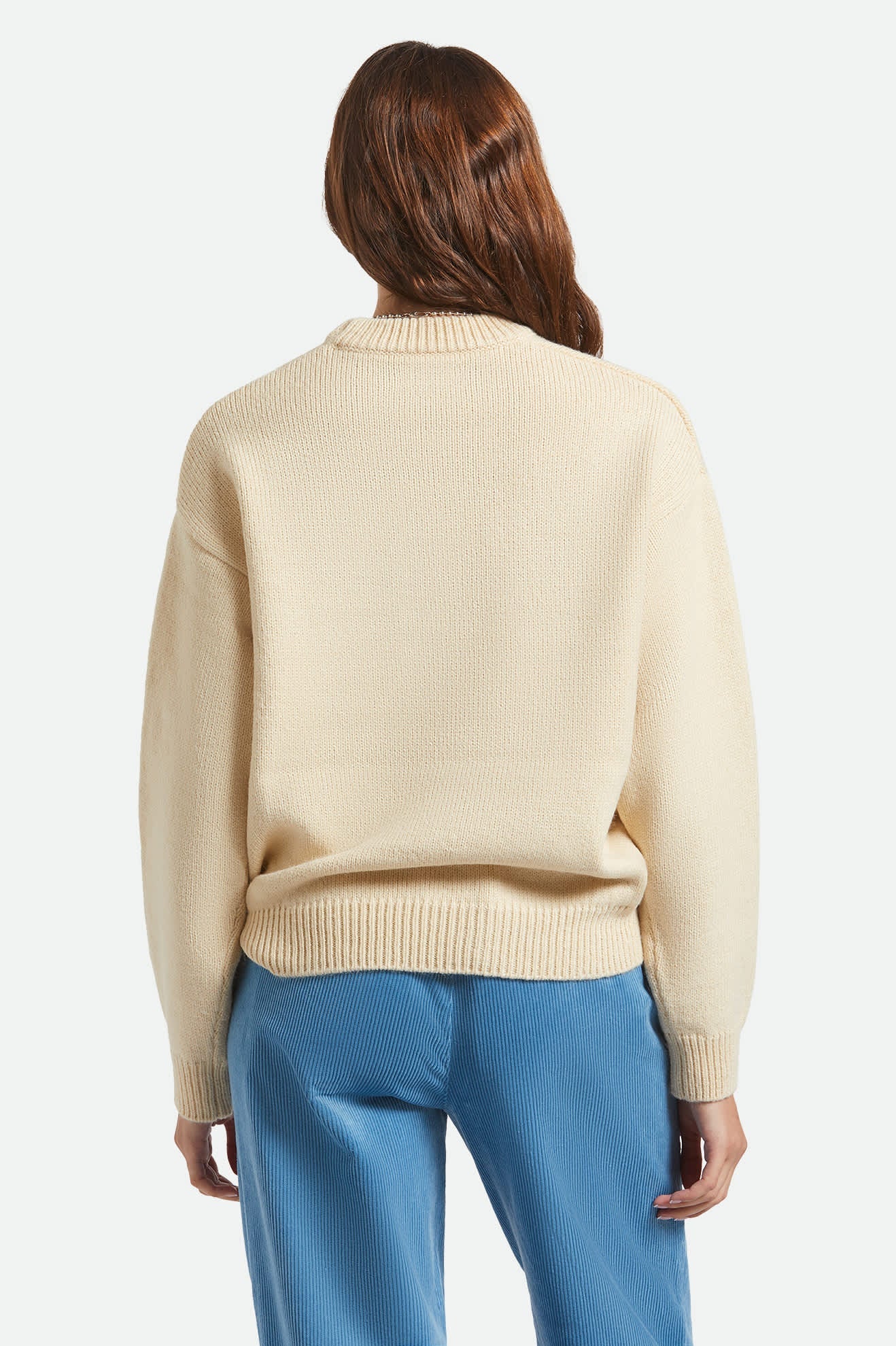 Brixton Ranching Club Crew Sweater - Whitecap