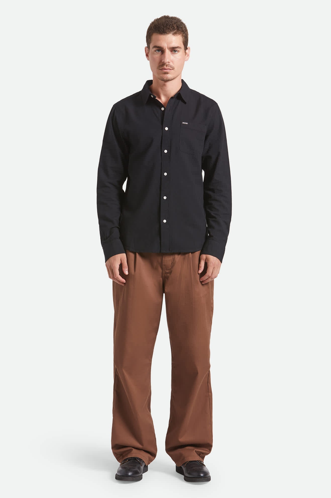 Charter Long Sleeve Shirt - Black
