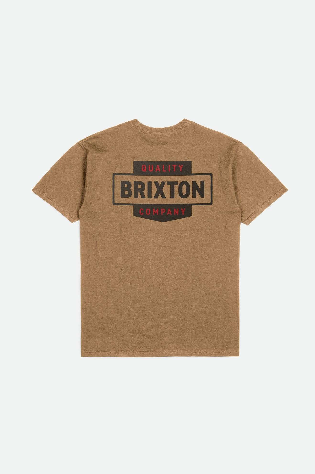 Osborn S/S Standard T-Shirt - Tobacco Brown Worn Wash