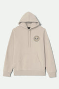 Crest Hoodie - Cream/Jet Black/Washed Copper
