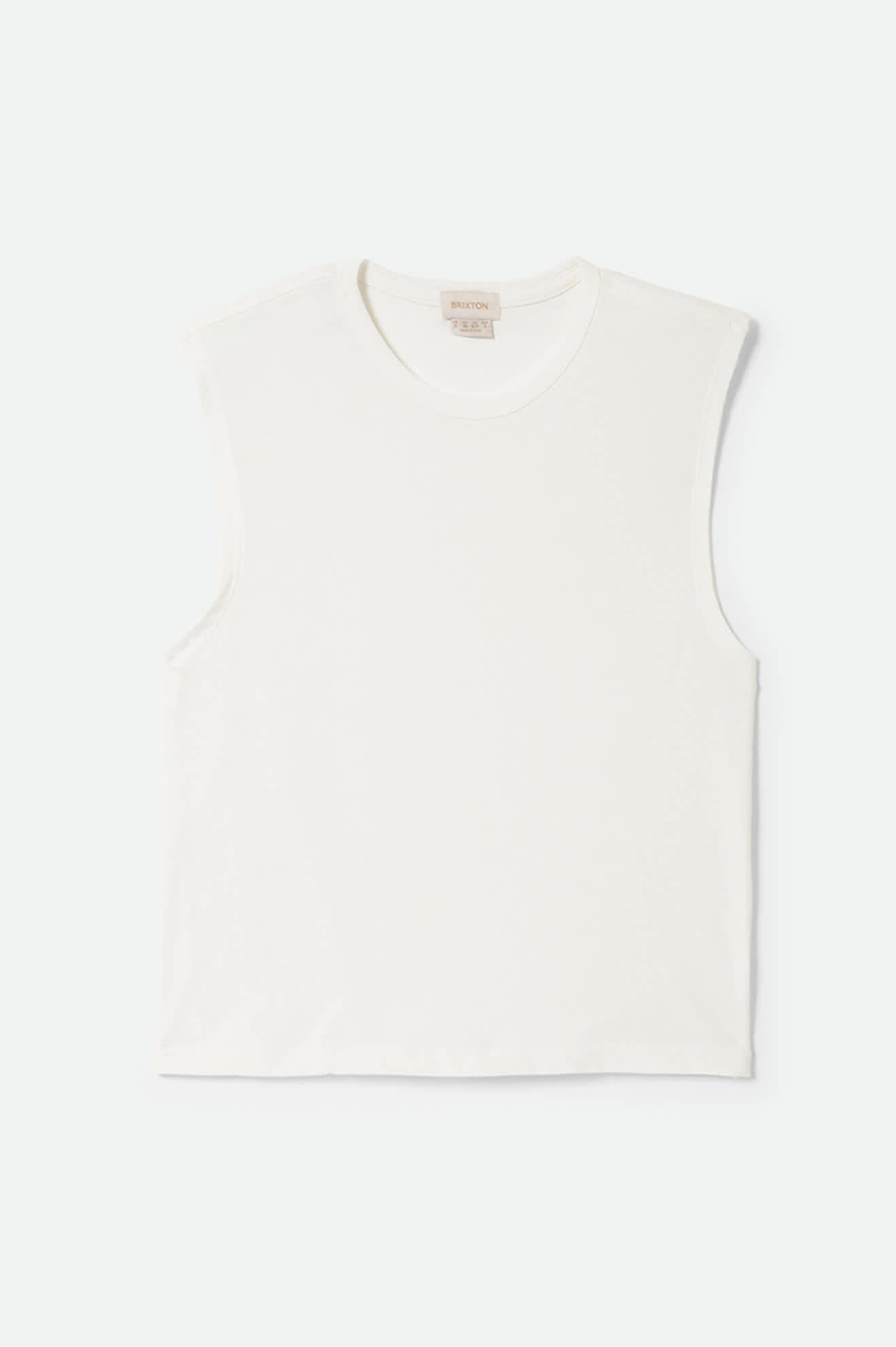 Carefree Organic Garment Dyed Muscle Tank - Off White