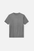 Premium Cotton S/S Tailored T-Shirt - Heather Grey