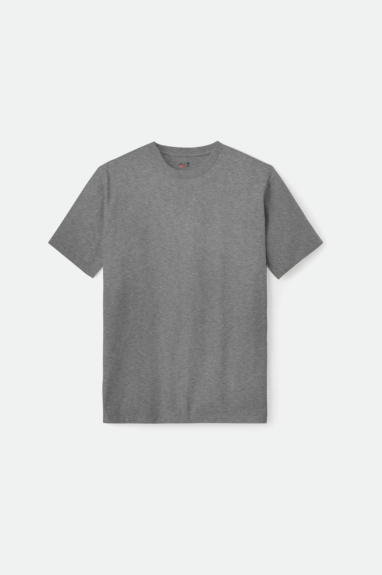 Premium Cotton S/S Tailored T-Shirt - Heather Grey