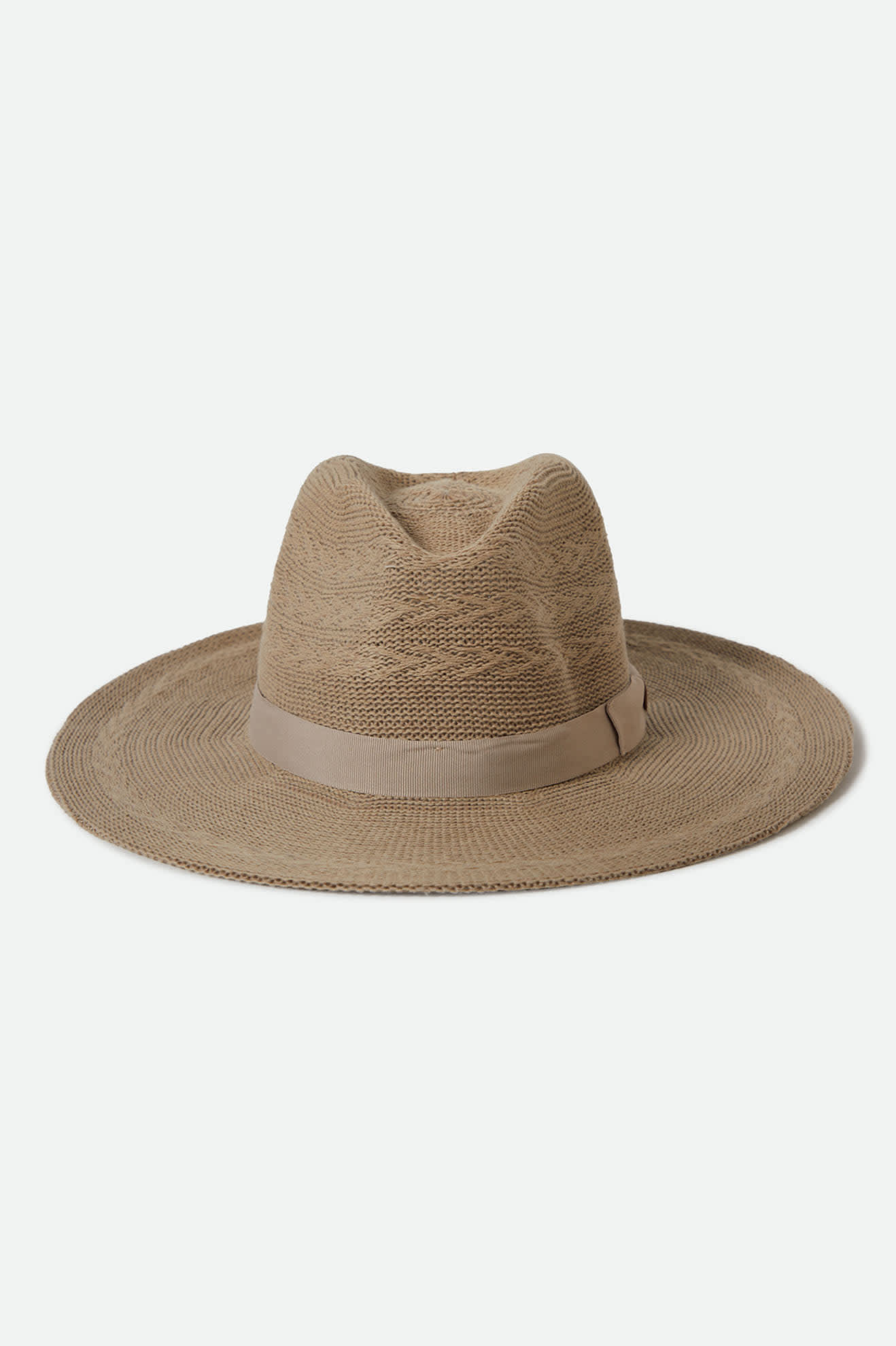 Lyons Knit Pattern Packable Hat - Light Tan/Light Tan