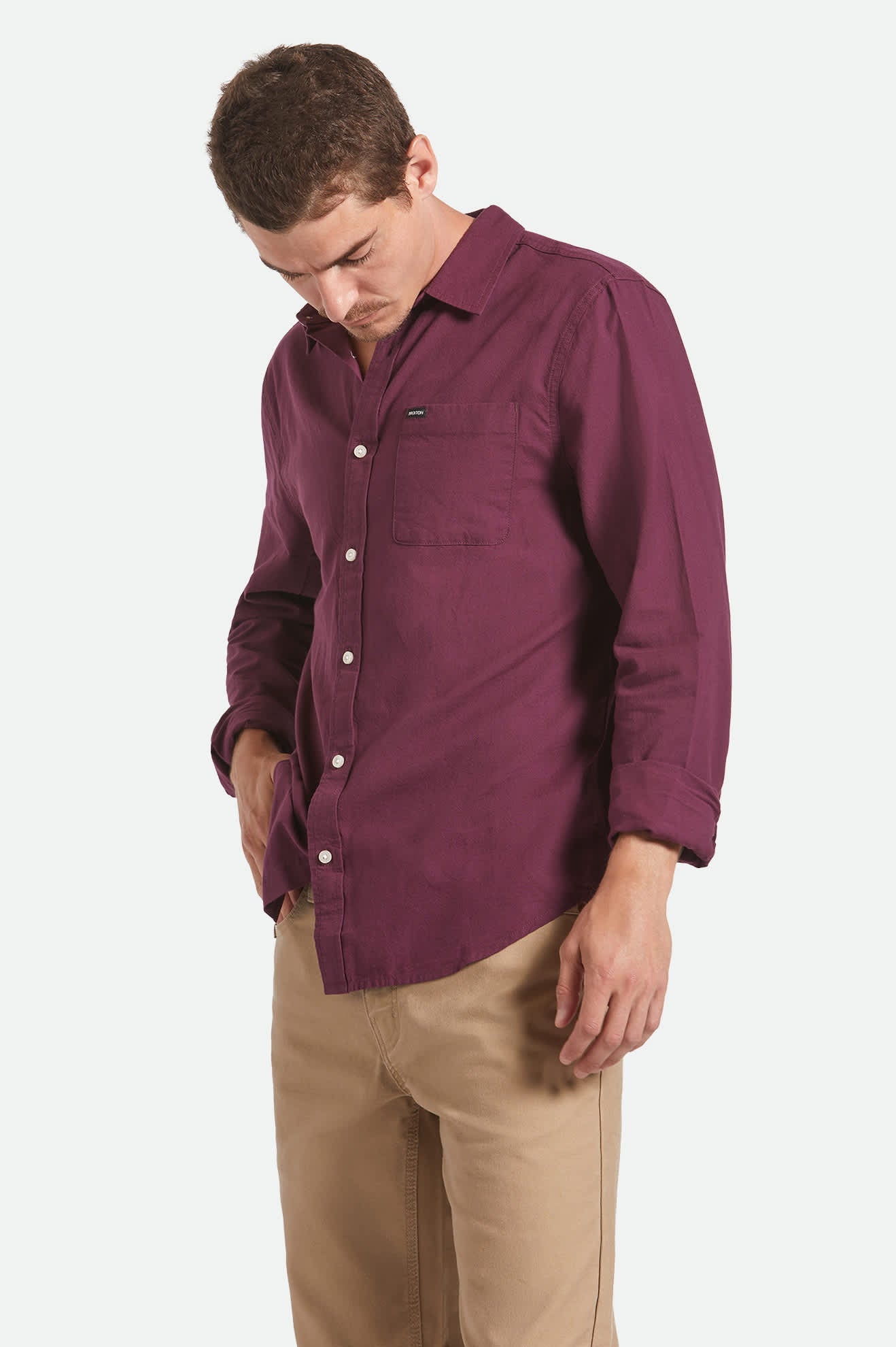 Charter Long Sleeve Shirt - Port