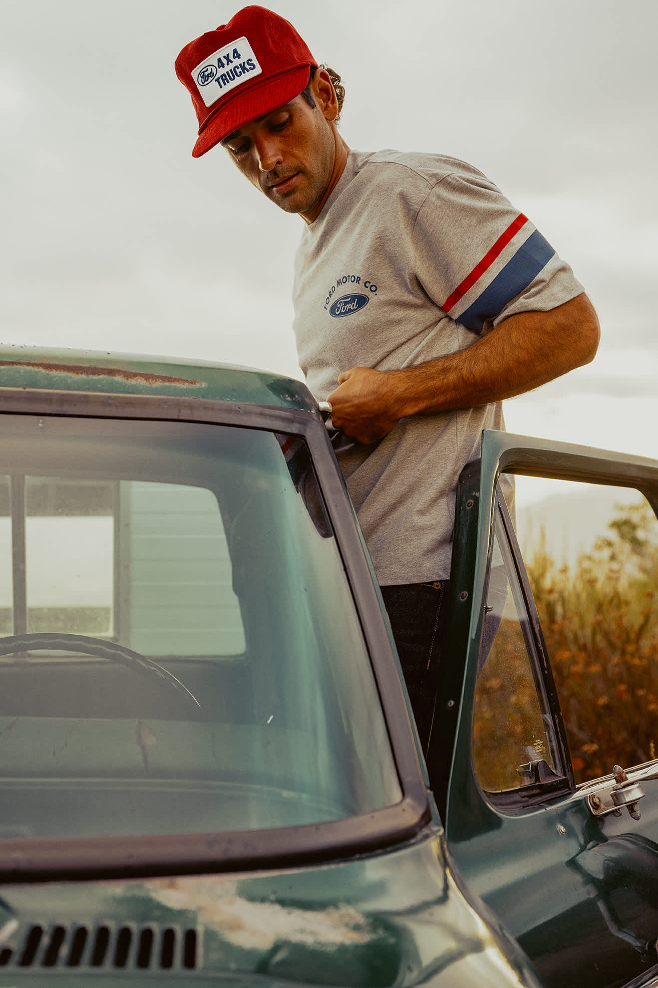 Ford Truck Country Jersey - Heather Grey