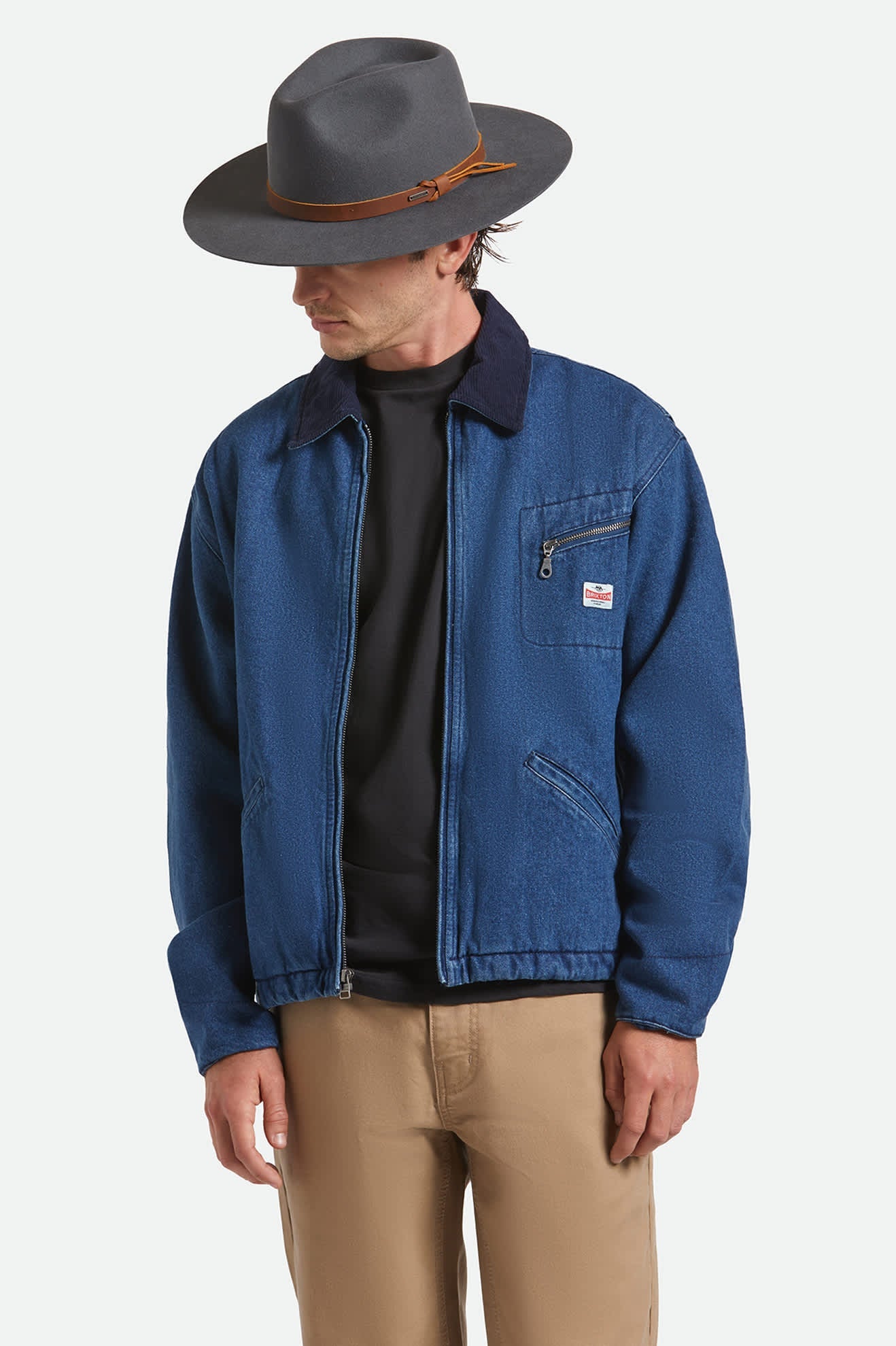 Hawkins WTHR GUARD™ Cowboy Hat - Asphalt/Brown