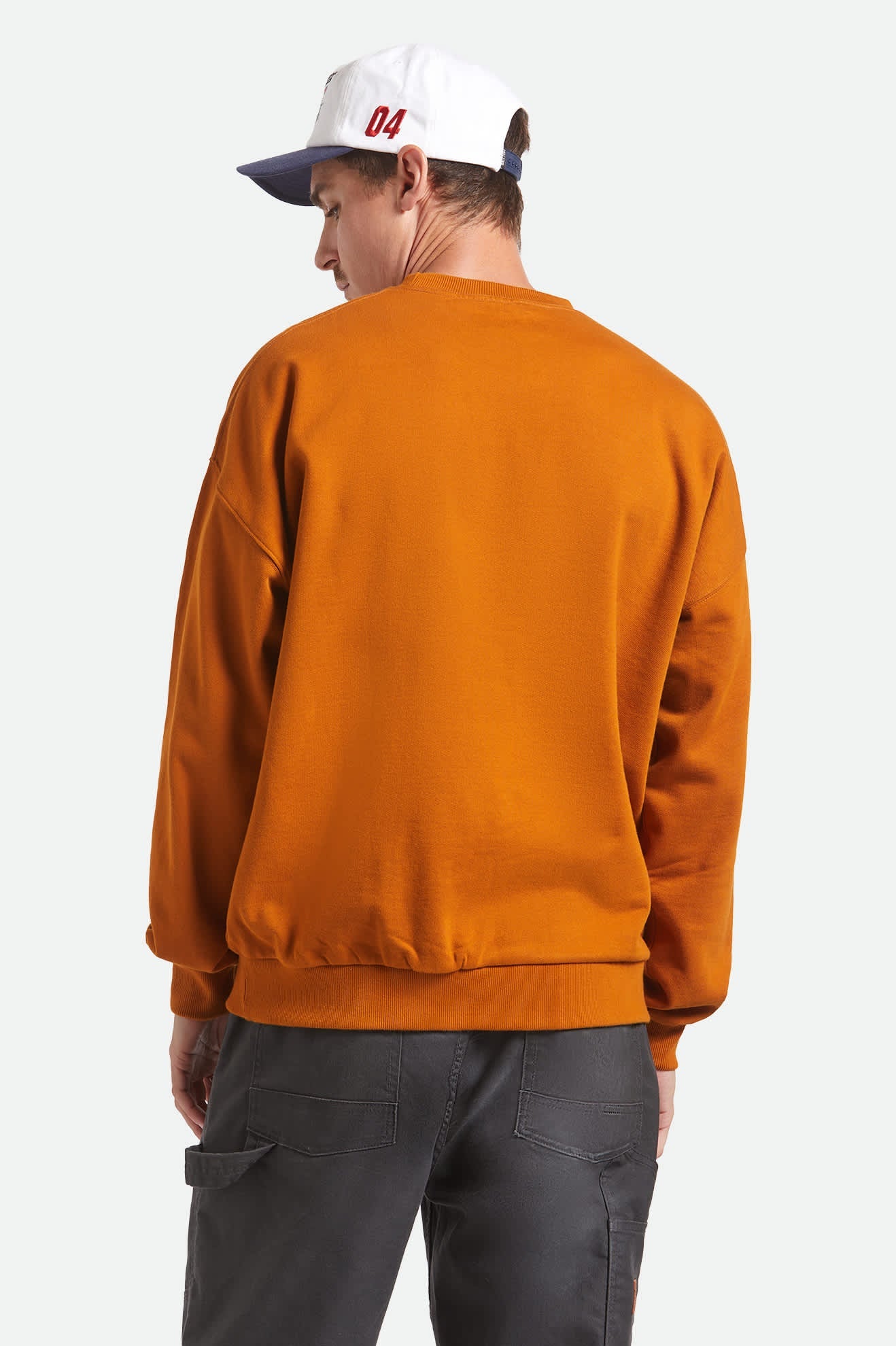 Embroidered Heavyweight Crew - Rustic Caramel