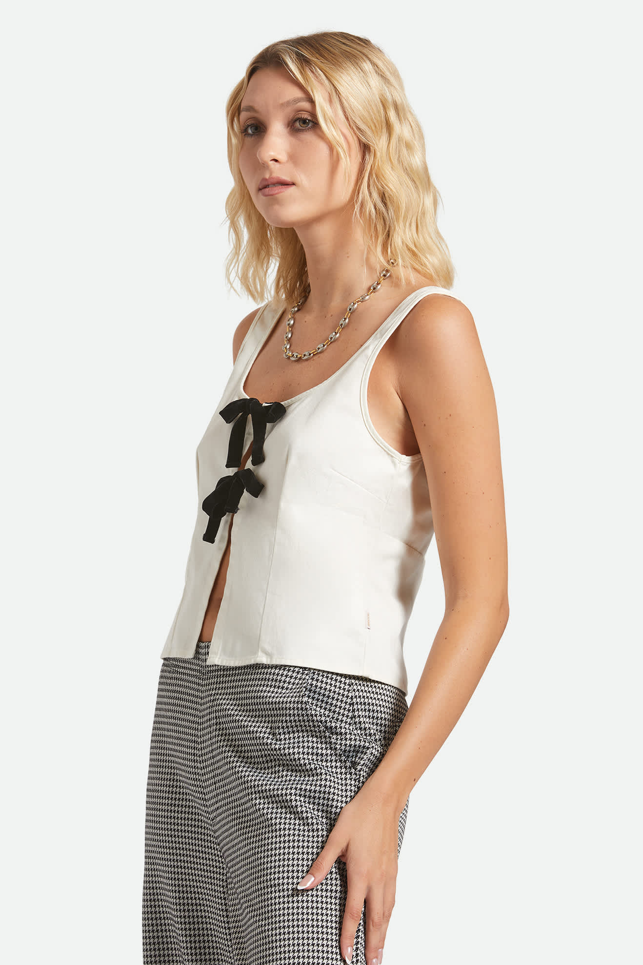 Magnolia Tie Top - Off White
