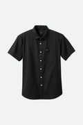 Charter Oxford S/S Shirt - Black