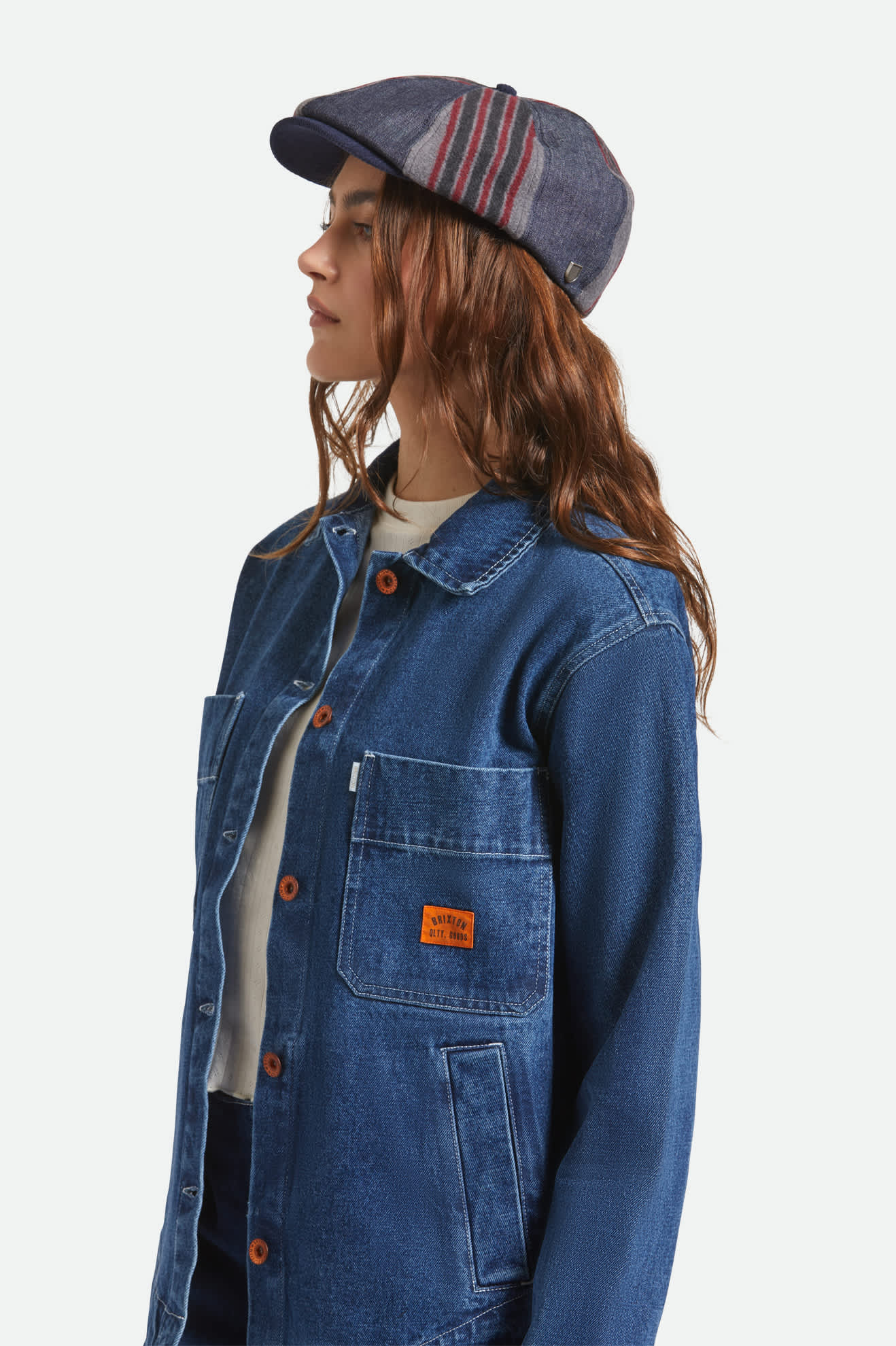 Altered Threads Brood Baggy Snap Cap - Medium Wash Denim