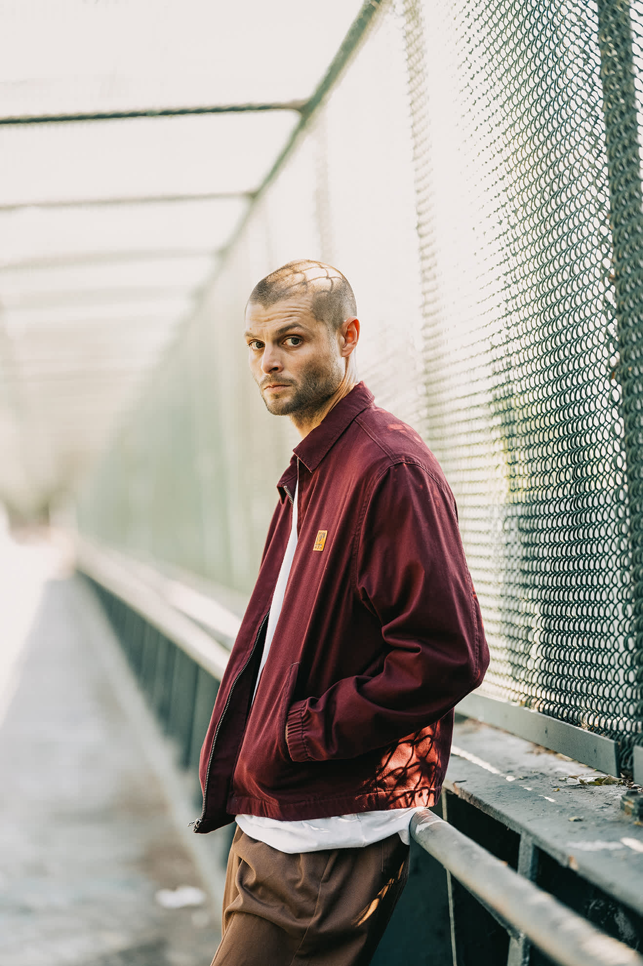 Union Relaxed Harrington Jacket - Port