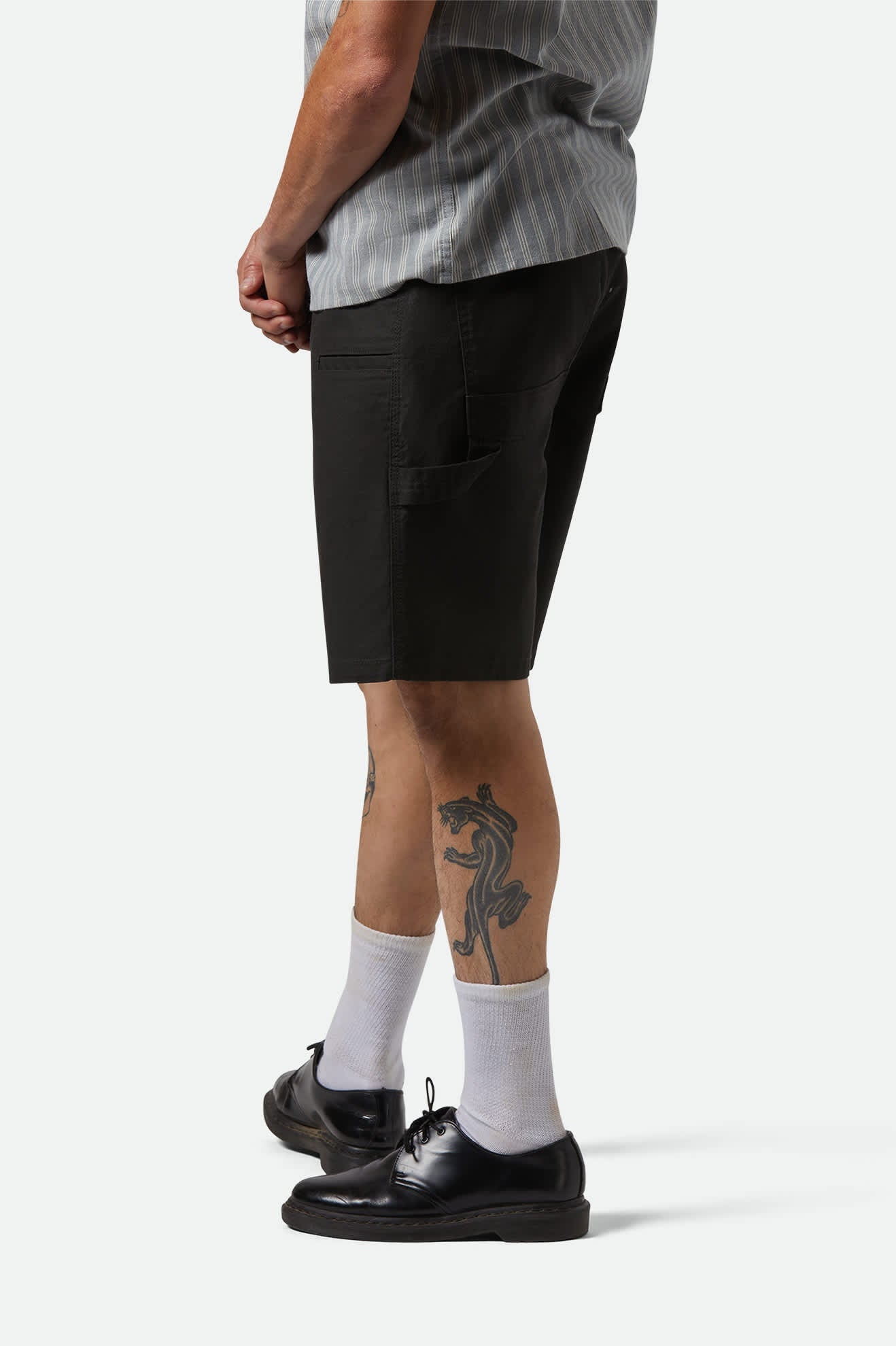 Builders Carpenter Baggy Short - Washed Black