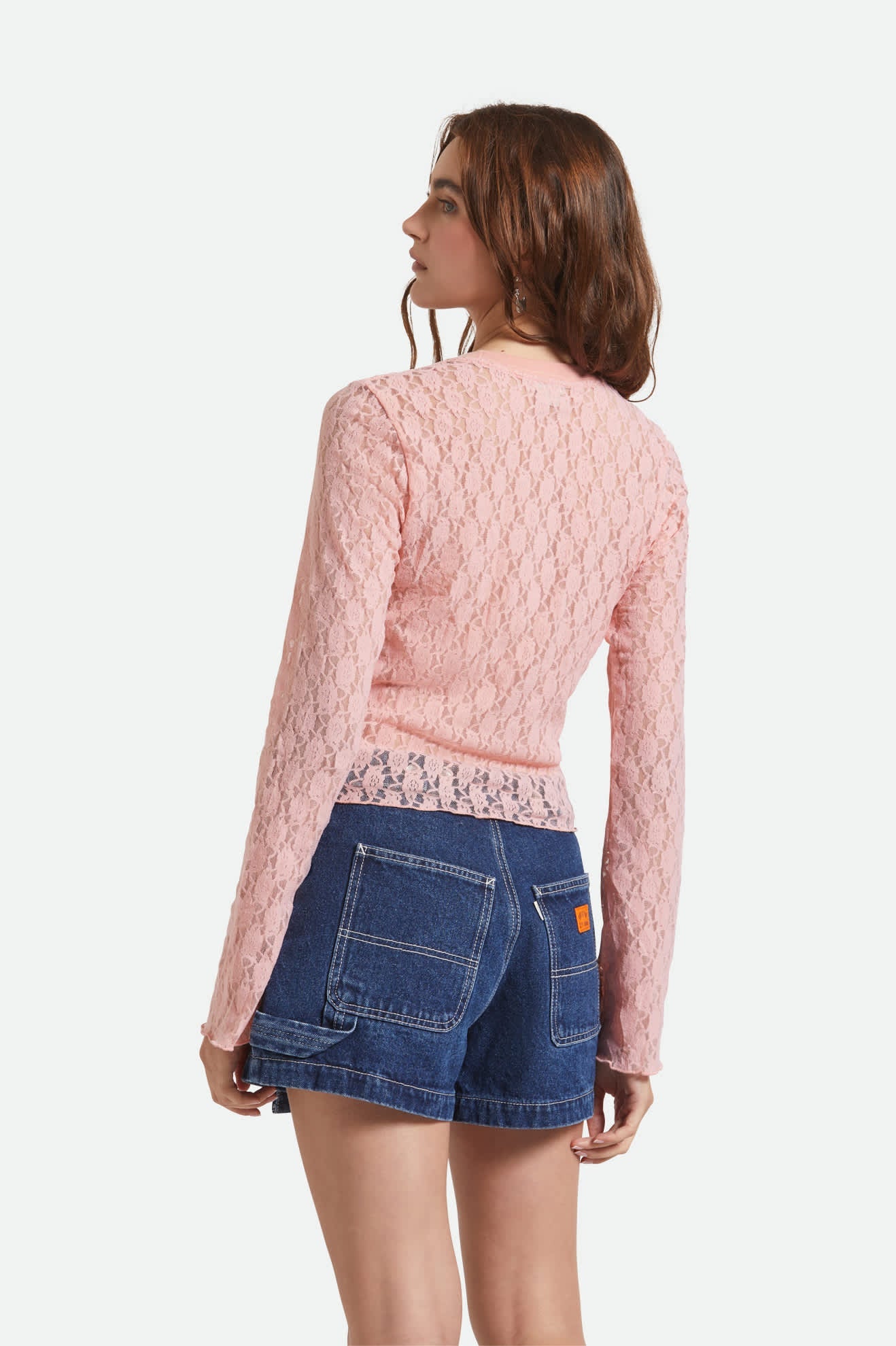 Dolly Slim L/S Knit T-Shirt - Mellow Rose