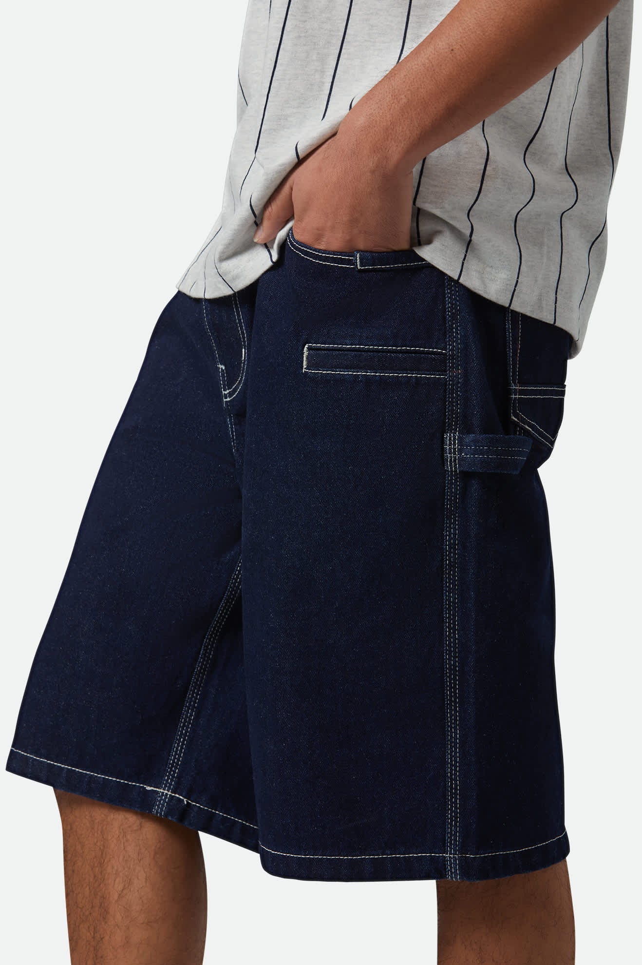 Builders Carpenter Baggy Short - Rinse Denim