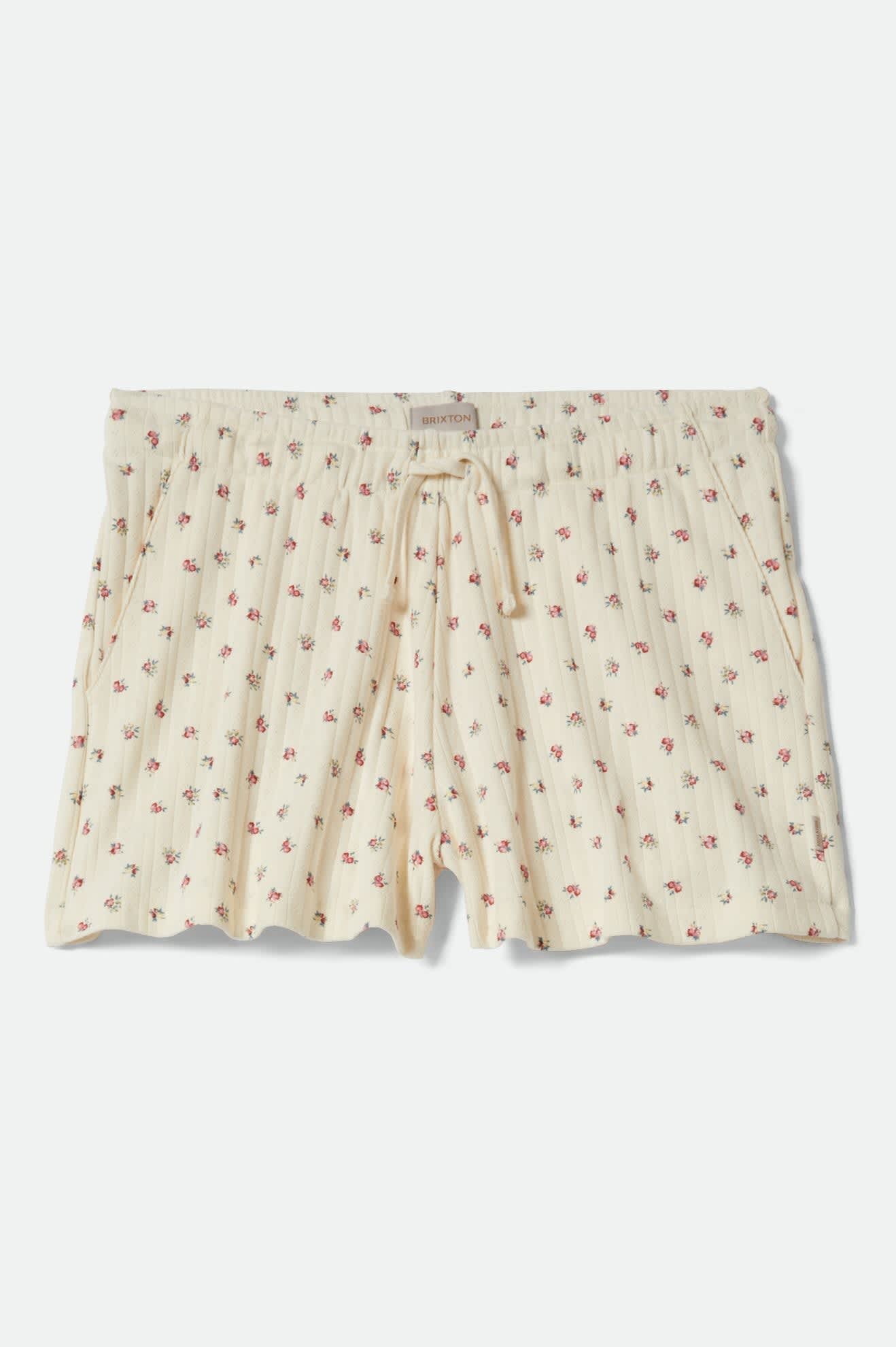 Off Duty Lounge Short - Floral Pointelle