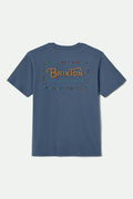 Grade S/S Standard T-Shirt - Harbor Blue/Black/Marble Teal