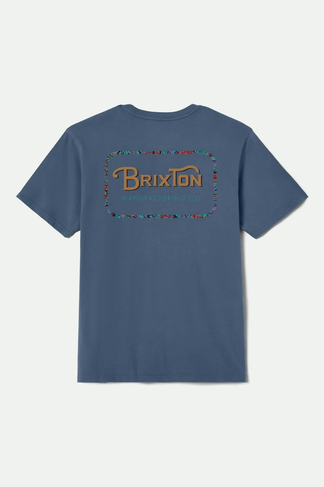 Grade S/S Standard T-Shirt - Harbor Blue/Black/Marble Teal